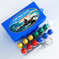 Kit de test d'eau pour piscine et spa Hot Sail 9-en-1 : Test rapide et précis de la qualité de l'eau, dureté, chlore, pH, alcalinité, acide cyanurique