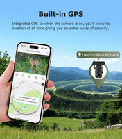 Caméra de surveillance de la faune ST-HC810 extérieure 4G CMOS 12MP, alimentée par énergie solaire, GPS, avec prise en charge de carte TF 128 Go