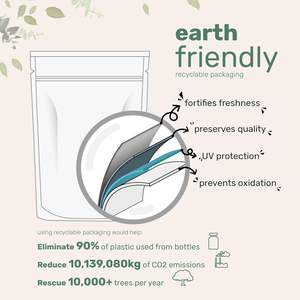 BioFlex Fournisseur chinois Vente en gros en vrac OEM Étiquette privée Poudre d'extrait de feuilles de <span class=keywords><strong>Moringa</strong></span> biologique aromatisée pure en sachet - Product Image 4