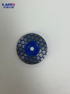 LARIX Custom 45mm Diamond+Metal Cup Grinding Wheel with Football-Net Segment for Tile and Ceramic Fine Abrasive - Product Image 6