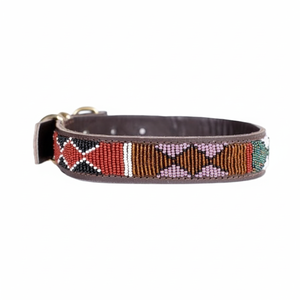 Collares de perro con bordado de cuentas de semillas al por mayor collares de perro hechos a mano personalizados con diseño de bordado tradicional con cuentas - Product Image 1