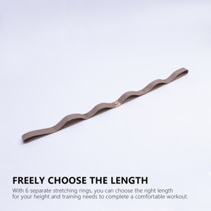 Nhà Máy Tùy Chỉnh 6 Vòng Kháng Đàn Hồi Kéo Dài Ban Nhạc Yoga Tập Thể Dục Tập Thể Dục Pilates Khiêu Vũ Latin Yoga Căng Vành Đai Dây Đeo - Product Image 4