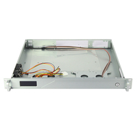 Casing Server Komputer Industri 19 Inch 1u Atx dengan Catu Daya FLEX, Chassis Server 1u, Casing PC 1u