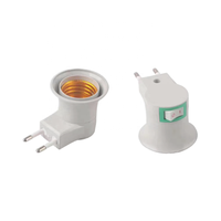 Support de lampe flexible en fil d'aluminium avec pince de fixation, douille E27, interrupteur marche/arrêt, support de lampe réglable avec pince