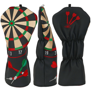 Fundas para Palos de Golf Bordadas, Impermeables, de Cuero PU, Elásticas y Transpirables, Accesorios de Golf, Fundas para Palos de Madera - Product Image 2