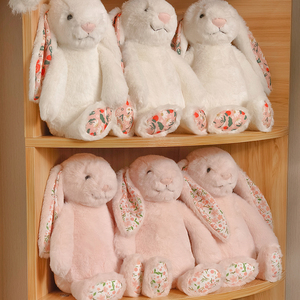 Yeni varış yumuşak uzun çiçek kulaklar tavşan peluş hayvan oyuncak tavşan bebek Bonnie tavşan hediye - Product Image 2