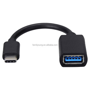 Adaptador de cable <span class=keywords><strong>USB</strong></span> <span class=keywords><strong>C</strong></span> <span class=keywords><strong>OTG</strong></span> USB3.0 hembra a tipo <span class=keywords><strong>C</strong></span> macho adaptador conector <span class=keywords><strong>OTG</strong></span> convertidor de cable de datos 20cm - Product Image 2