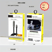 Cable de Carga Rápida Tipo-C de 240W 5A con Funda de Nailon y Soporte para Teléfono, para iPhone, Juegos, Oficina, Viajes, Auriculares y Relojes Inteligentes