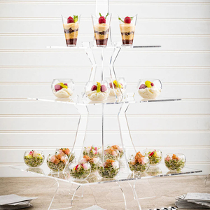 New tide 14 Inch clear Acrylic Cake <b>Stand</b> Dessert Cupcake Pastry Candy <b>Display</b> - Product Image 6