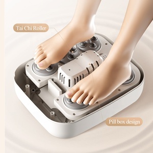 Leercon-Rodillo eléctrico de masaje para pies, masajeador de baño multifuncional con calefacción de burbujas constante, nueva tecnología - Product Image 4