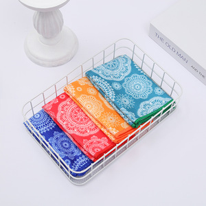Printed Dishcloths Rectangle <b>Absorbent</b> Cleaning <b>Cloths</b> For Household Chores Lint Free Glass Cleaning Rag - Product Image 1