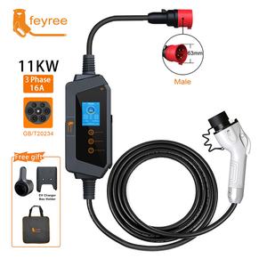 Estación de Carga para Vehículos Eléctricos Comercial de 16A y 3 Fases, Marca GBT, 11KW, Montaje en Pared, Nuevo Cargador Portátil para Automóviles, Salida de 22KW, 24 Meses - Product Image 2