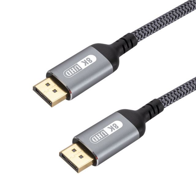 1m 2m 5m Displayport Cable 1.4 DP Male to Male Cable 8K 4K 144Hz 165Hz Display Port Adapter Cable