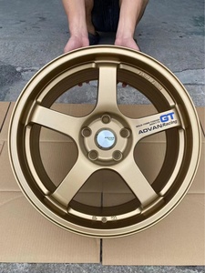 <strong>Spin</strong>-Pressed Electroplated Silver Five-Spoke Wide Rim Front/Rear Modified Burst Turtle Pattern Wheel <strong>Hubs</strong> Model 6008 OLIVER - Product Image 5