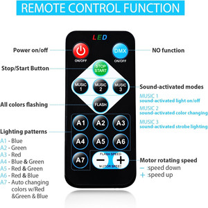 Venta al por Mayor de Luces <span class=keywords><strong>Discoteca</strong></span> LED Mini Club DJ, Luces Láser Universales con Cambio de Color, Bola Mágica con Control Remoto - Product Image 4