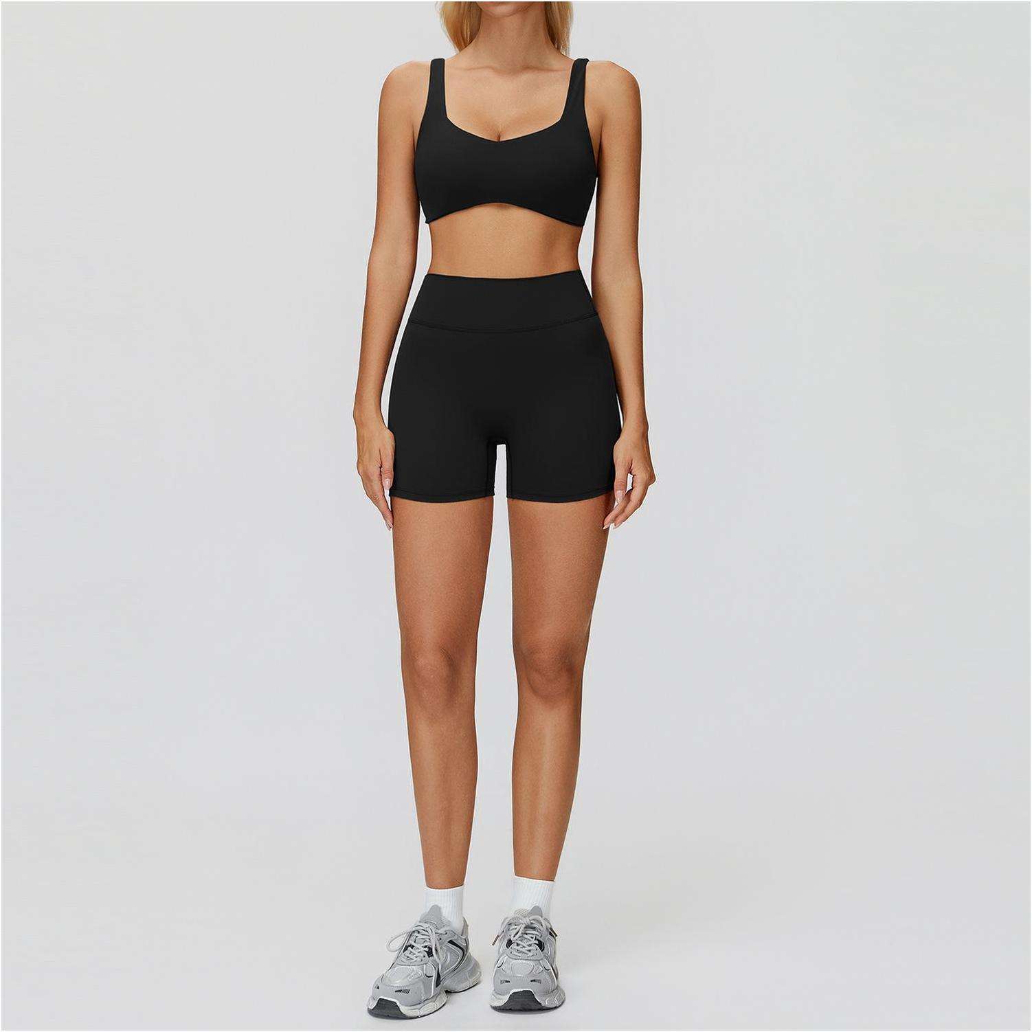 1-soutien-gorge + short-noir