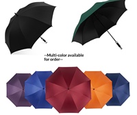 Parapluie publicitaire semi-automatique de 27 pouces à 8 baleines en tissu Pongee 190T pour impression de logo personnalisé