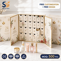 Boîte de Noël personnalisée en carton ondulé, emballage couleur avec logo pour l'expédition de cadeaux, faible MOQ