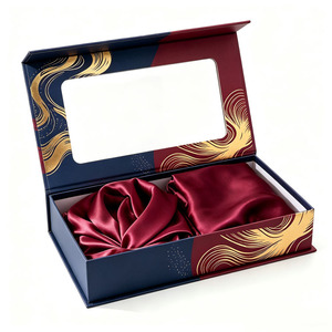 Customize Biodegradable Eco-Friendly Magnetic Rigid <b>Cardboard</b> <b>Paper</b> Box with Matt Lamination for Fashion Scarves Hijab Packaging - Product Image 2