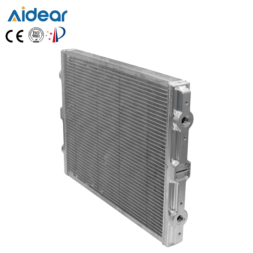 Aidearマイクロチャンネルメーカー熱交換器フィンチューブアルミニウムマイクロチャンネルコンデンサーMCHEチラー用