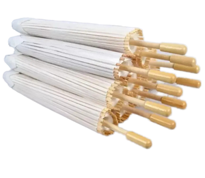 Tùy Chỉnh In 21-Inch Ưa Thích Giấy Dầu Ô Với Tay Cầm Bằng Gỗ Điều Khiển Bằng Tay Mô Hình Thẳng Cho Trang Trí Đám Cưới Trung Quốc - Product Image 4