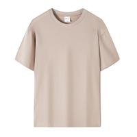 Op maat gemaakte katoenen spandex jersey korte mouwen casual gebreide loszittende O-hals effen hitte-overdracht bedrukte sportkleding unisex
