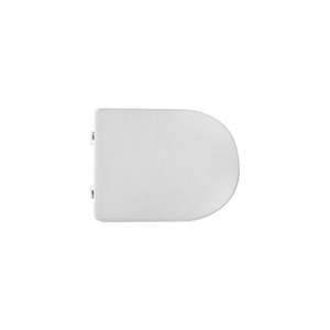 Asiento de Inodoro Cielo Vaso Celia, Moderno, Cuadrado, en Forma de V, Hecho de Bambú, Madera, Plástico PP, Resina de Urea, Bidés Electrónicos para Baño - Product Image 1