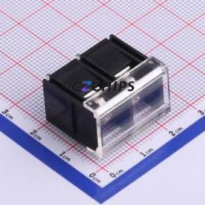 KF58C-10.0-2P Barrier Terminal Block Through hole Component (THT),P=10mm Connector With Cover Plate 10mm 1x2P Straight Pin - Product Image 1