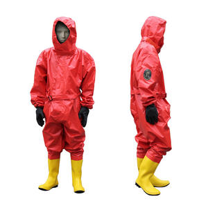 緊急救助核生物学的化学スーツのためのPVCガスタイト化学保護スーツ - Product Image 3