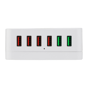 Estación de carga USB para teléfono inteligente, estación de carga rápida inalámbrica con 6 puertos, 72W, venta al por mayor - Product Image 5