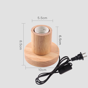 LED bảng ánh sáng đứng bảng đèn căn cứ LED bảng đèn E27 rắn gỗ đèn chủ nodic thiết kế lớn sang trọng tầng giường bên - Product Image 1