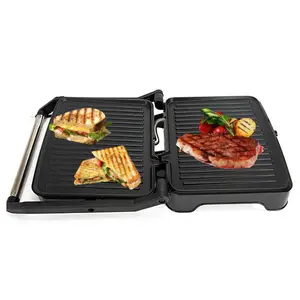 Sausage machine hamburger toast steak machine household double-sided barbecue steak machine