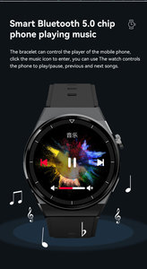 X03 PRO สมาร์ทวอทช์แฟชั่น นาฬิกาอัจฉริยะสำหรับเล่นกีฬา พร้อมหน้าจอสัมผัสแบบปรับแต่งได้เต็มรูปแบบ สมาร์ทวอทช์หน้าจอสัมผัสเต็มรูปแบบ - Product Image 3