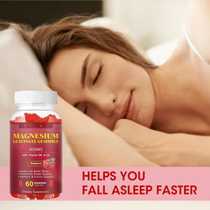 OLLIOEMプライベートラベルグリシン酸マグネシウムチュアブルグミビーガン複合体とカルシウムカリウムビタミン<span class=keywords><strong>D</strong></span> B6 L-テニン - Product Image 5