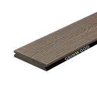 Planches de terrasse composites en bois et plastique durables Planches de terrasse solides WPC recyclables