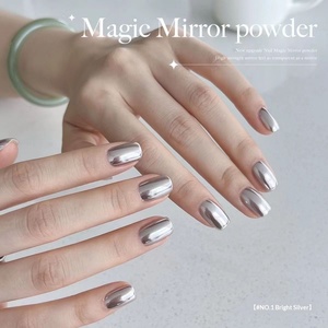 Polvo de Uñas con Purpurina de Patrón de Cielo Estrellado Espejo Mágico Mejorado, Serie Tinker Bell de Alta Resistencia, Accesorios de Uñas de Nuevo Estilo - Product Image 3