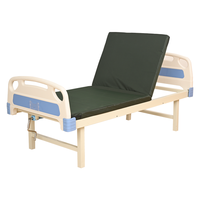 Lit d'hôpital de repos de dos d'acier inoxydable avec la planche principale démontable d'ABS de matelas pneumatique pour le prix bon marché de patient de clinique