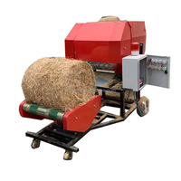 Machine à ensiler et à emballer multifonctionnelle entièrement automatique à moteur électrique pour la paille, l'herbe, les tiges de maïs et les ensilages agricoles