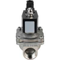 Vanne Solénoïde DNOVA en Acier Inoxydable AISI 304/1.4301 EPDM DN6-50 10bar 24V NC jusqu'à 90° ° C