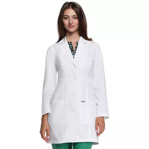 Cheap 100% Cotton Medical Doctor Uniform White Lab Coat Manufacturer Hospital Uniforms <strong>Scrubs</strong> Uniforms <strong>Sets</strong> - Product Image 5