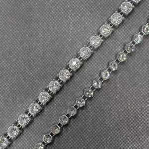 Chaîne en résine acrylique ZSY, garniture en strass de verre, chaîne de diamants pour la décoration de chaussures et de vêtements - Product Image 1