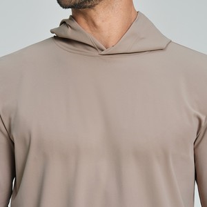 Camiseta Deportiva para Hombre, para Fitness, Ocio, Transpirable y Agradable al Tacto, con Capucha y Mangas Largas, para Viajes Diarios, Caminatas por la Ciudad y el Hogar - Product Image 2