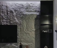 Long temps nouvelle arrivée pilier panneau colonne décorative artificielle 3D PU faux PU panneaux muraux en pierre de roche