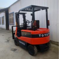 Chariot élévateur contrepoids électrique Toyota 1.5T d'occasion, moteur bien entretenu, testé et inspecté pour entrepôt intérieur et manutention de matériaux