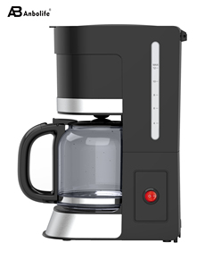 Anbolife NOUVEAU <span class=keywords><strong>Cafetière</strong></span> à filtre portable numérique automatique <span class=keywords><strong>italienne</strong></span> et turque 12 tasses avec pot <span class=keywords><strong>en</strong></span> <span class=keywords><strong>verre</strong></span> - Product Image 2