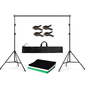 Nhiếp ảnh studio Video phim Quay phim mềm hộp lều LED ánh sáng Tripod nền vải Khung đứng chủ live stream Kit - Product Image 3