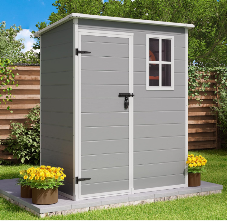 Abri à outils en résine de 1,5 x 0,9 m