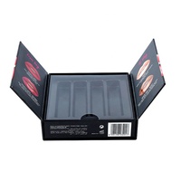 Set de maquillage Boîte d'emballage de rouge à lèvres Boîte de beauté avec couvercle magnétique imprimé personnalisé avec séparateur Boîte rigide en carton pour les soins de la peau
