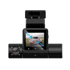 Gofuture S100 2Inch Ips Scherm 4K Dash Cam 2022 Gps Magnetische Houder Auto Elektronica Twin Lens Auto Camera