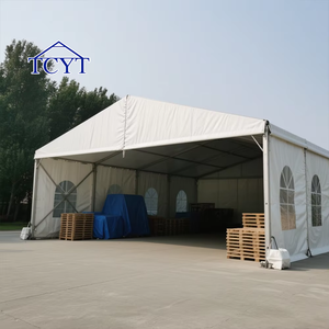 Tentes de réception extérieures de grande taille en promotion, tentes de fête blanches imperméables résistantes aux UV en aluminium pour événements en plein air - Product Image 2